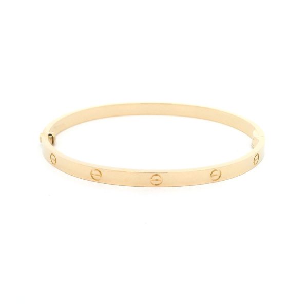 Real Gold Cartier Copy Love Bracelet Small Model Size 16 B6047517