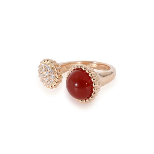 Van Cleef Arpels 18K Gold Perlee Couleurs Between the Finger Ring VCARO9SV00