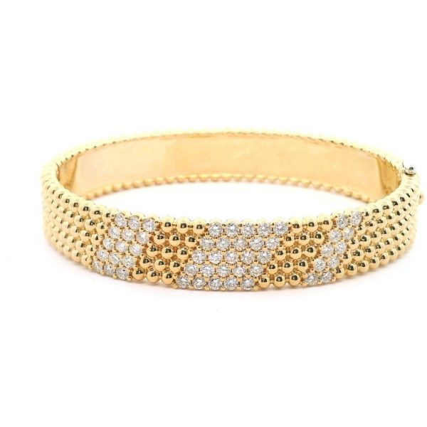 van cleef perlee diamond bracelet​