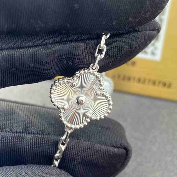 van cleef white gold bracelet