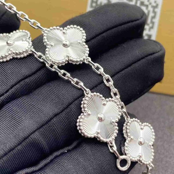 van cleef white gold bracelet