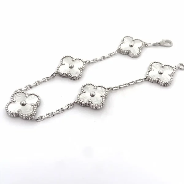 van cleef white gold bracelet