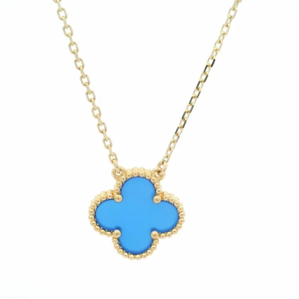 van cleef blue agate necklace copy