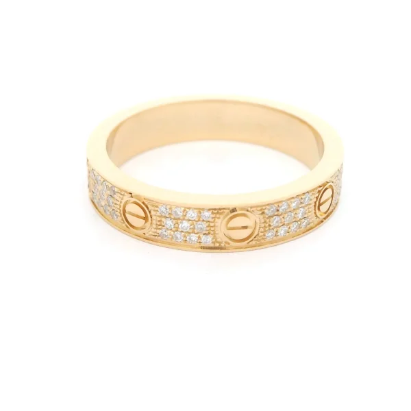 Cartier diamond love ring wedding Band