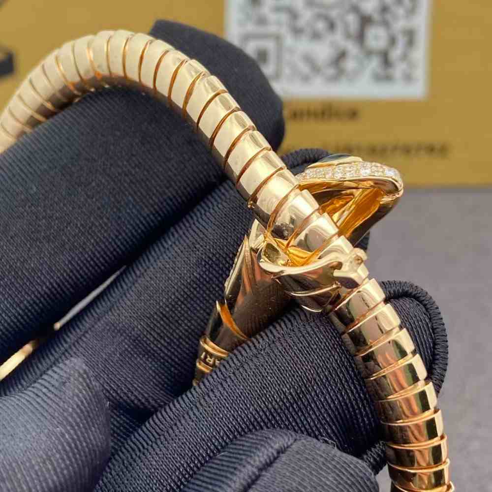 Bulgari Yellow Gold Serpenti Tubogas Necklace 360632 (3) Bulgari Yellow Gold Serpenti Tubogas Necklace