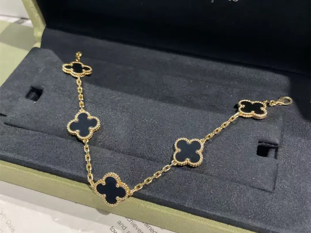 Van Cleef Black Onyx Bracelet
