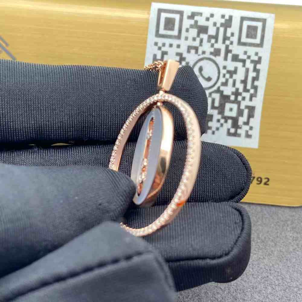 Messika Lucky Move Diamond White Mother-of-pearl Long Necklace (3) Messika Lucky Move Diamond White Mother-of-pearl Long Necklace