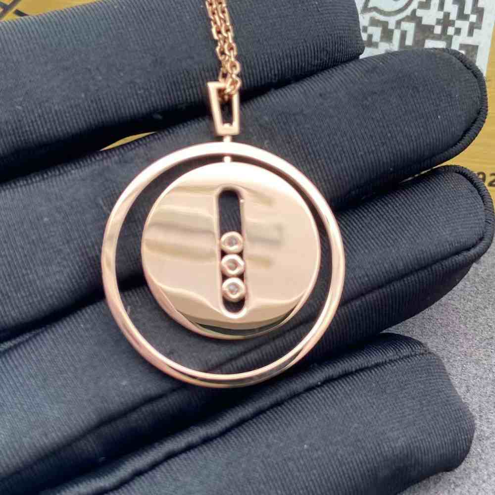 Messika Lucky Move Diamond White Mother-of-pearl Long Necklace (4) Messika Lucky Move Diamond White Mother-of-pearl Long Necklace