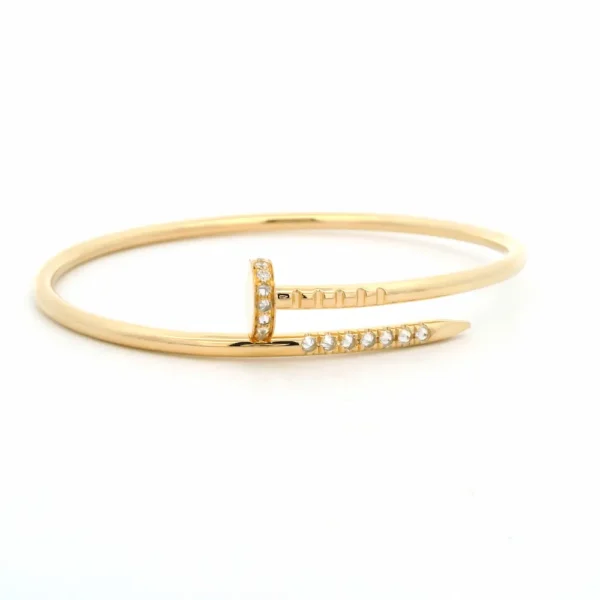 Cartier Juste un Clou Bracelet Small Model Reverse Set Diamonds